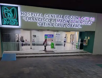 banco de sangre Hospital General de Zona Salina Cruz No. 2